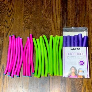 3 sizes Heatless Foam Flexible Hair Rollers 30! bundle